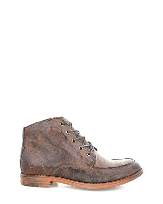 Roan Brown Cass Distressed Leather Boot for men