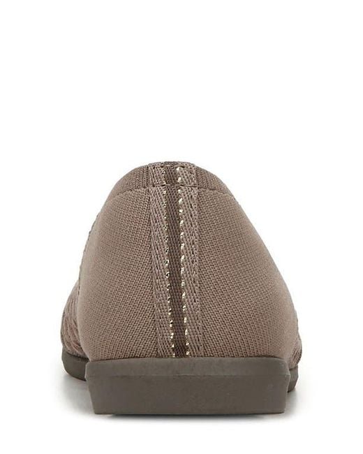 LifeStride Brown Khloe Knit Ballet Flat