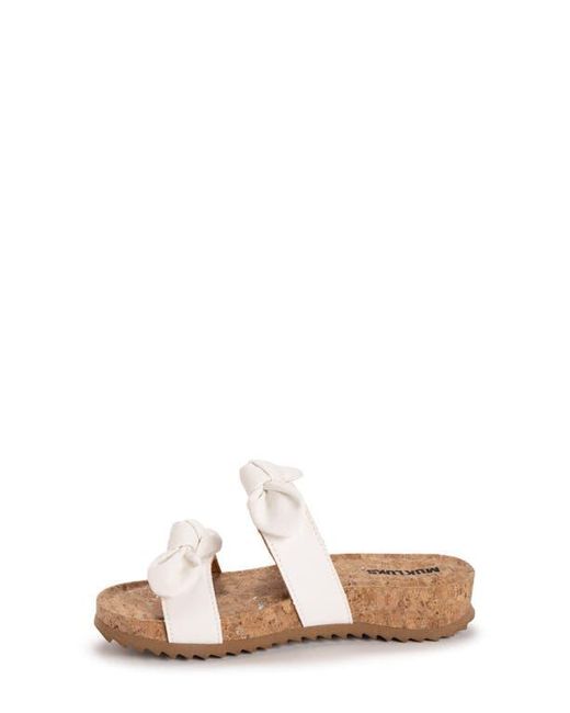 Muk Luks Multicolor Posie Platform Sandal