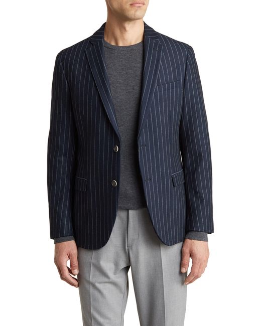Original Penguin Blue Chalk Stripe Knit Sport Coat for men