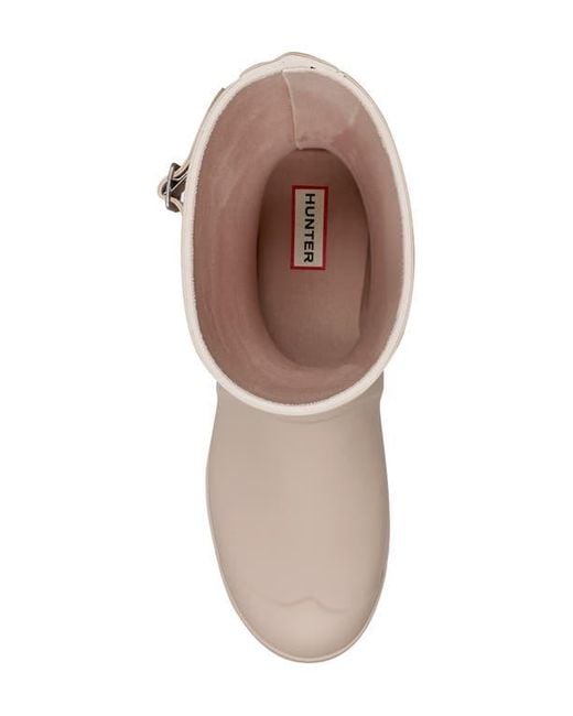 Hunter Brown Original Short Waterproof Rain Boot