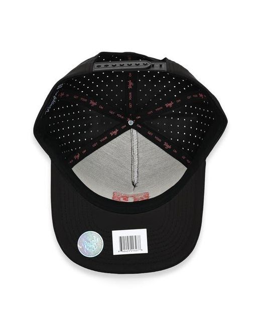 Waggle Black Mirage Baseball Cap for men