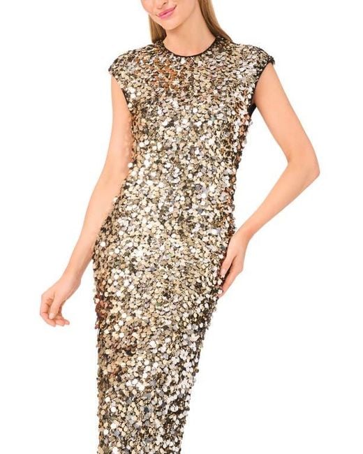 Ted Baker Metallic Lea Sequin Dress