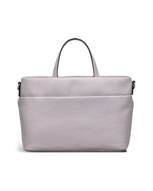 Radley Gray Sunny Dene Small Zip Quilted Leather Satchel