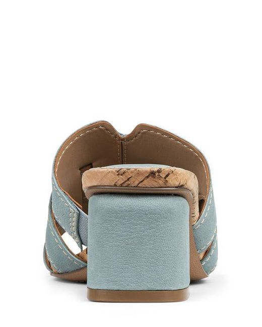 Donald J Pliner Blue Junior Fisherman Slide Sandal