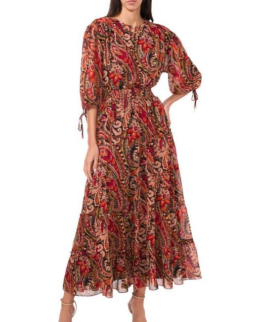 Emblem Maxi Dress Three Quarter Sleeves- Balck main image 0