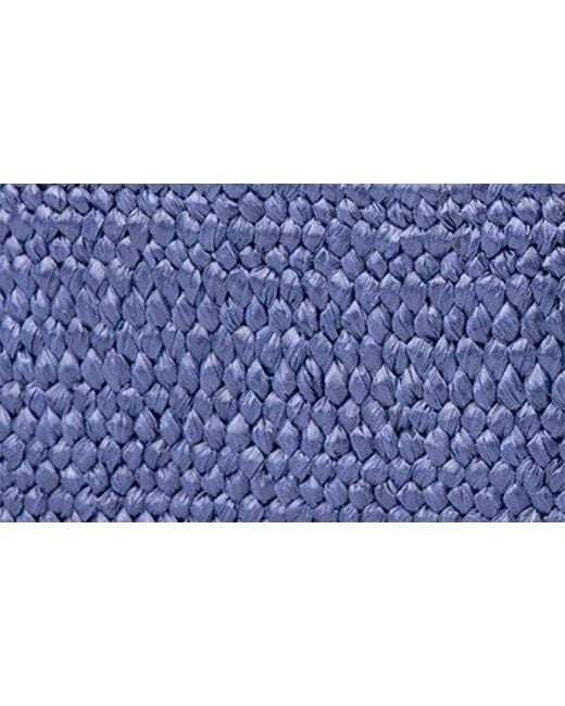 Linea Pelle Blue Woven Straw Belt
