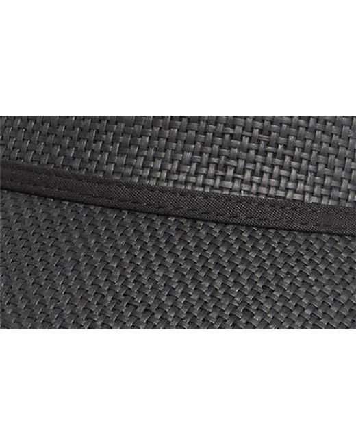 Calvin Klein Black Straw Visor