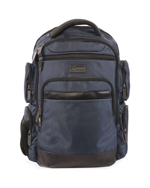 Original Penguin Blue Huxley Backpack