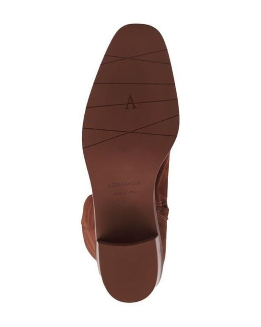 Aquatalia Brown Ravel Waterproof Knee High Boot