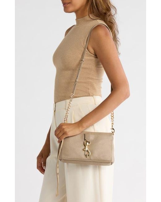 Rebecca Minkoff Natural Megan Top Zip Crossbody Bag