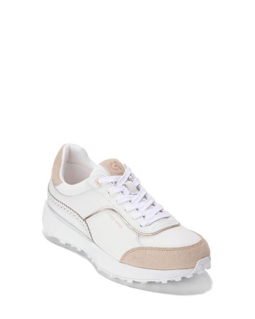 Cole Haan White Grand Crosscourt Hallet Run Sneaker