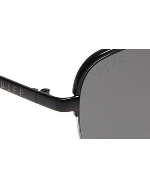 DIFF Blue 59Mm August Aviator Sunglasses