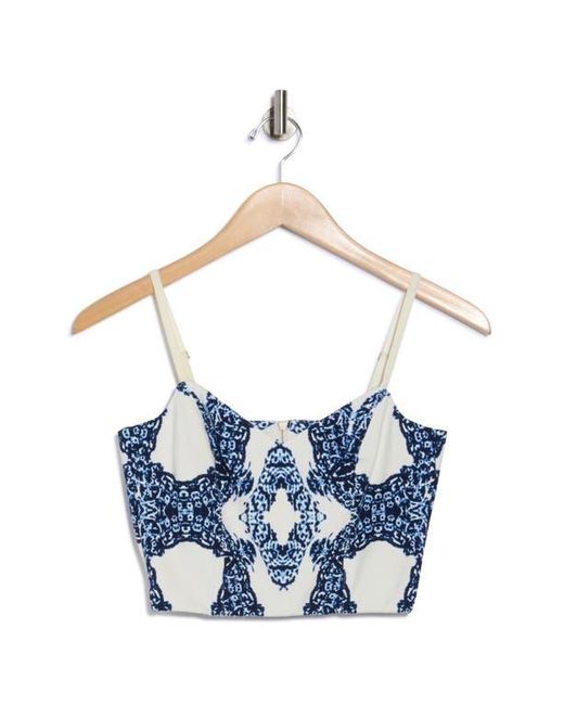 Tart Collections Blue Kylie Crop Ponte Camisole