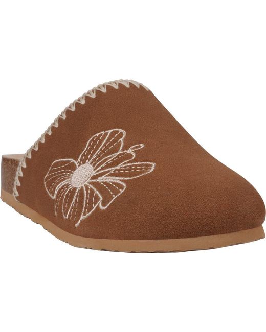 Gc Shoes Brown Jamie Flower Clog