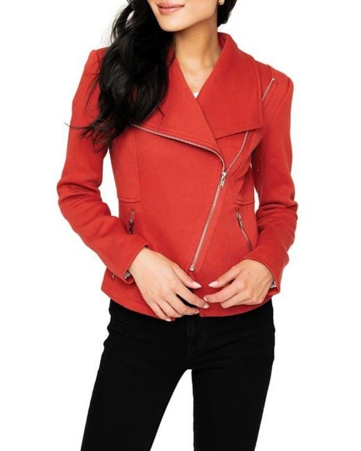 Gibsonlook Red Moto Jacket