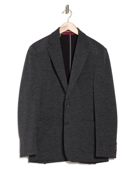Lucky Brand Black Mélange Knit Sport Coat for men