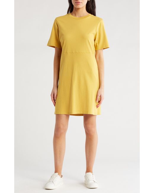 Melrose and Market Yellow T-shirt Dress