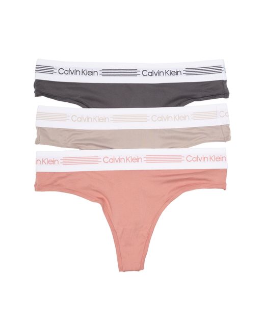 Calvin Klein Multicolor 3-pack Thong Underwear