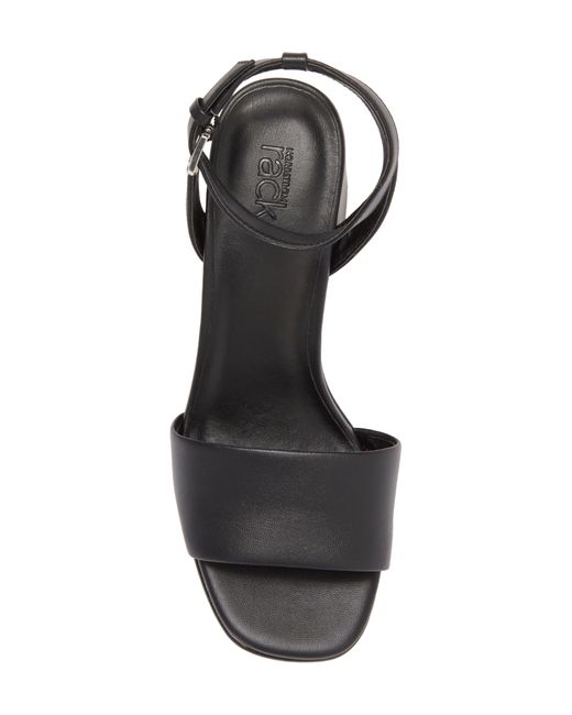 Nordstrom Black Ansel Platform Ankle Strap Sandal