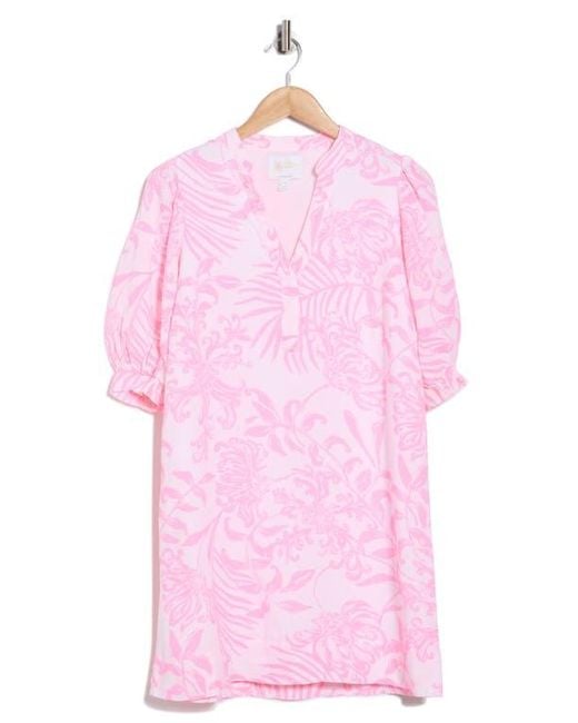 Lilly Pulitzer Mialeigh Linen A-Line Dress in Pink | Lyst Lilly Pulitzer Mialeigh Linen A-Line Dress in Pink | Lyst