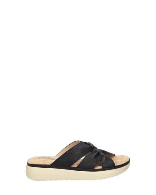 Easy Street Black Mickey Slide Sandal