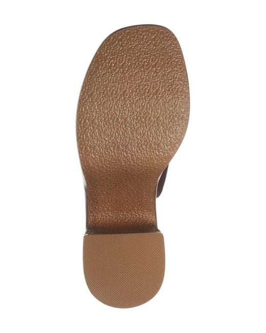 Steve Madden Brown Shanton Platform Slide Sandal