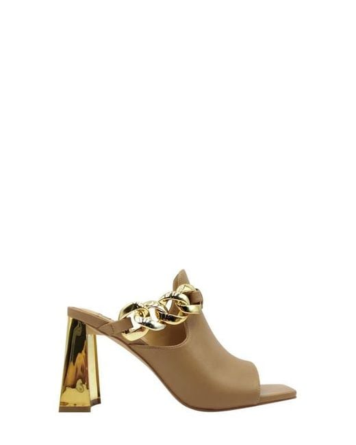 Ninety Union Metallic Ryder Open Toe Pump