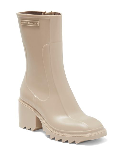 French Connection Natural Kloe Terrain Rain Boot In Stone At Nordstrom Rack