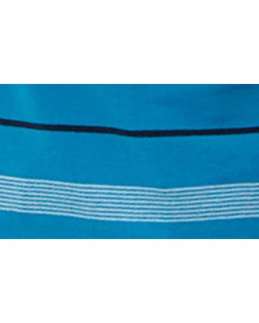 Bench Blue Milos Striped Cotton T-shirt for men