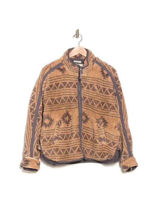 Thread & Supply Brown Dacey Jacket In Beige Aztec At Nordstrom Rack