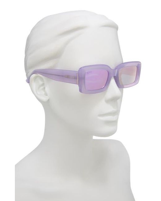 DIFF Gray 53Mm Rectangle Sunglasses for men