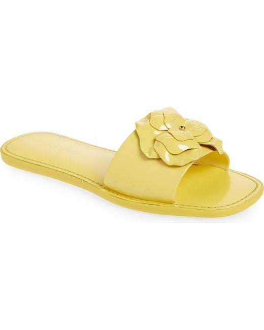 Kate Spade Yellow Santana Slide Sandal