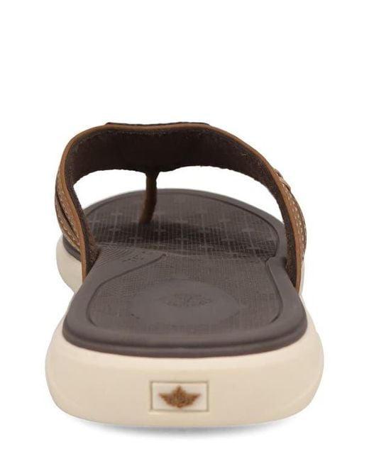 Dockers Brown Cliff Flip Flop for men