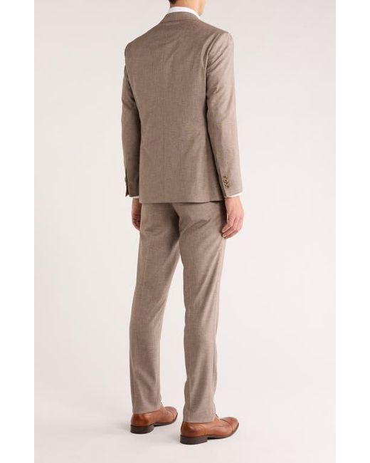 Jack Victor Natural Mason Slub Wool Suit for men