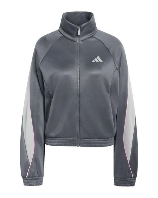 Adidas Gray Stadium Track Jacket