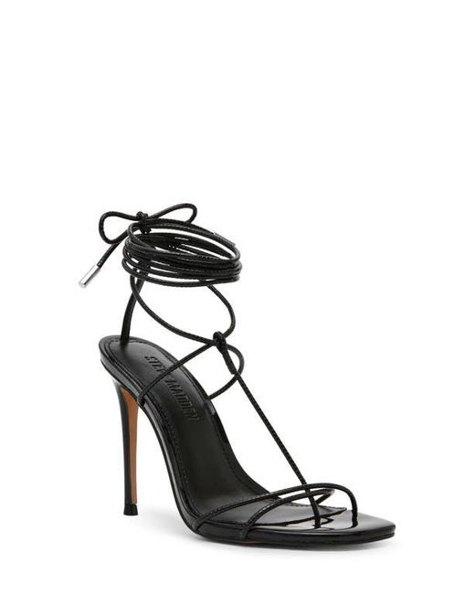 Steve Madden Black Temptation Strappy Sandal