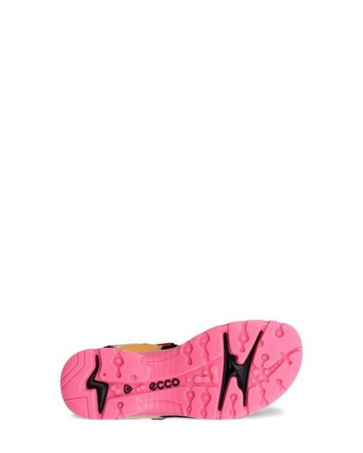 Ecco White Yucatan Patchwork Sandal