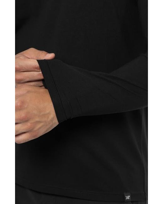 Xray Jeans Black Long Sleeve Henley for men