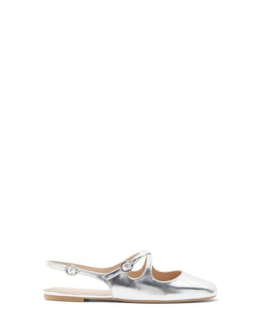 Stuart Weitzman Metallic Clover Slingback Mule