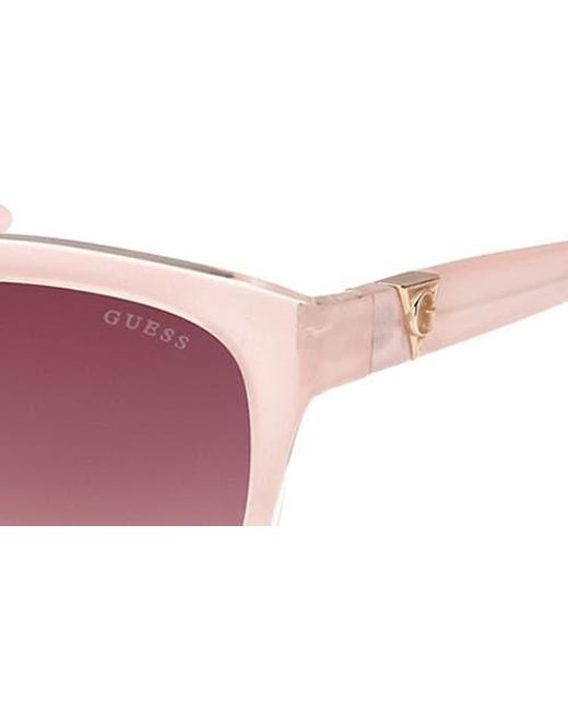 Guess Pink Round Sunglasses for men