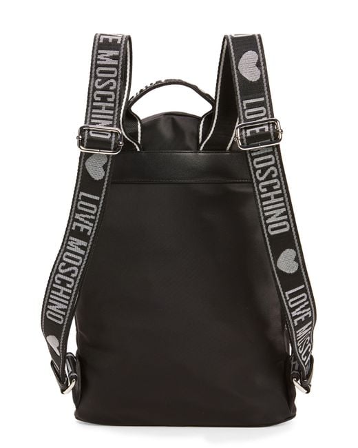 Love Moschino Black Borsa Nero Backpack