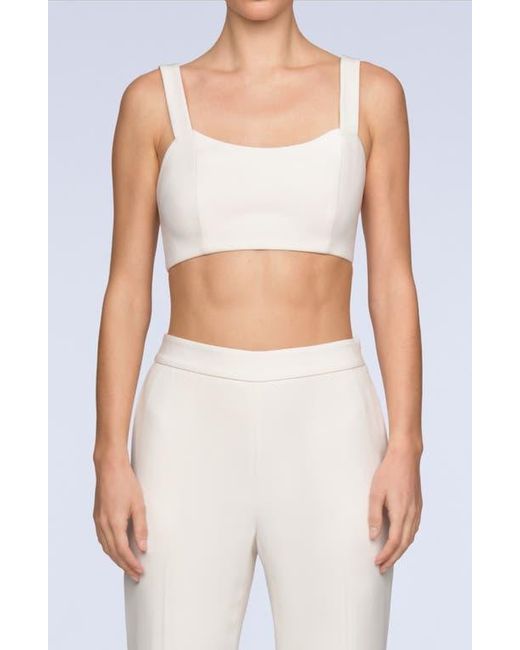 BCBGMAXAZRIA White Ruby Crop Top