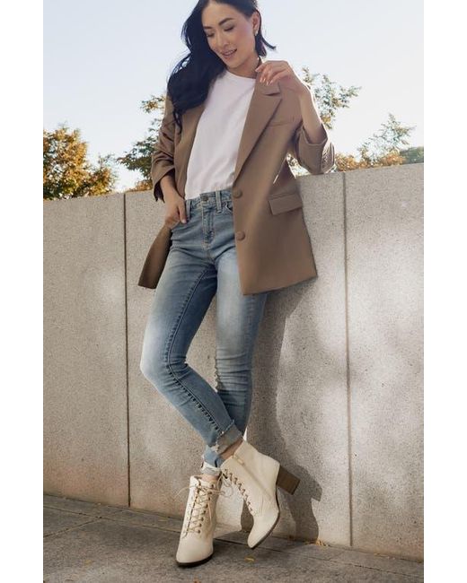 Journee Collection Baylor Bootie in Brown Lyst