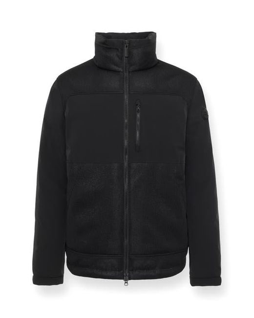 Colmar Black Mixed Media Waterproof Down Jacket for men