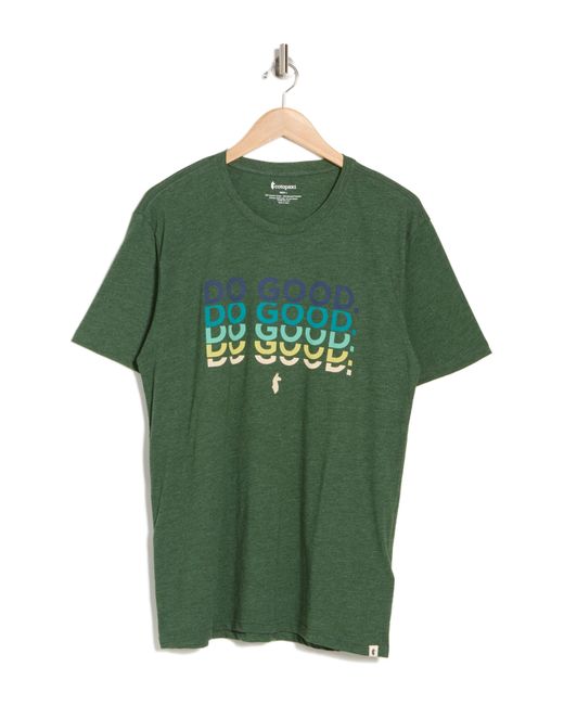 COTOPAXI Green Do Good Repeat Organic Cotton Blend Graphic Tee for men