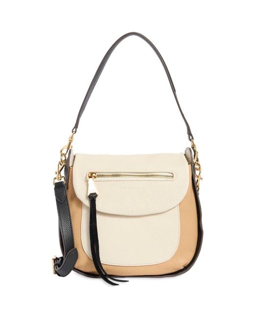 Aimee Kestenberg Metallic Vera Leather Convertible Shoulder Bag
