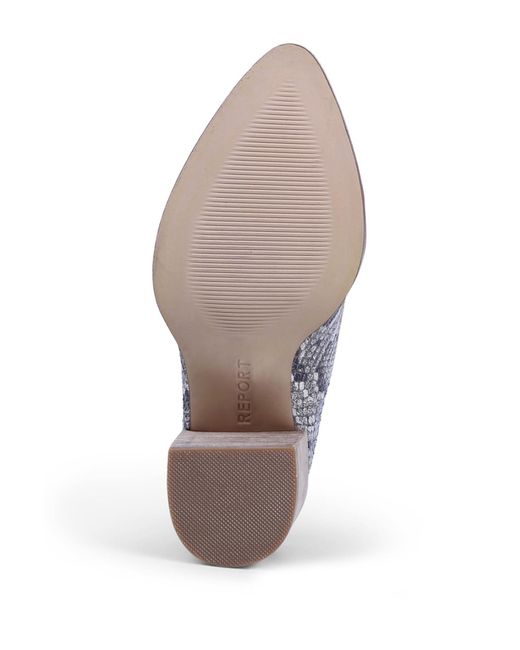 report tisha block heel mule