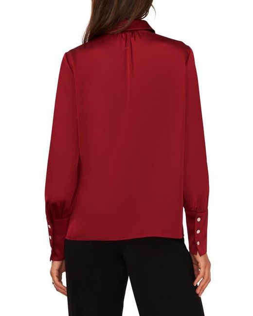 Halogen® Red Button-Up Shirt