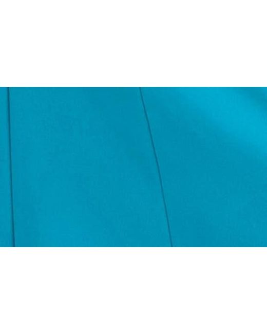 Maggy London Blue Boat Neck Sleeveless Fit & Flare Dress
